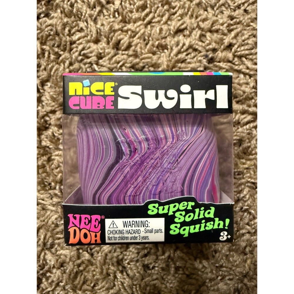 Schylling -  NeeDoh Nice Cube Swirl 🔥Viral🔥 Sensory Squish Toy